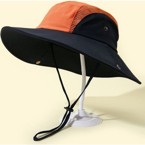 Chapeau de protection solaire à blocs de couleurs - SHEIN - Modalova