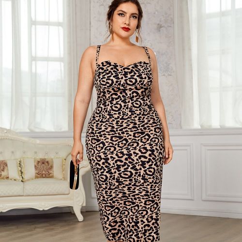 Robe léopard - SHEIN - Modalova