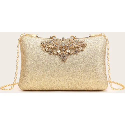 Pochette à paillettes avec strass - SHEIN - Modalova