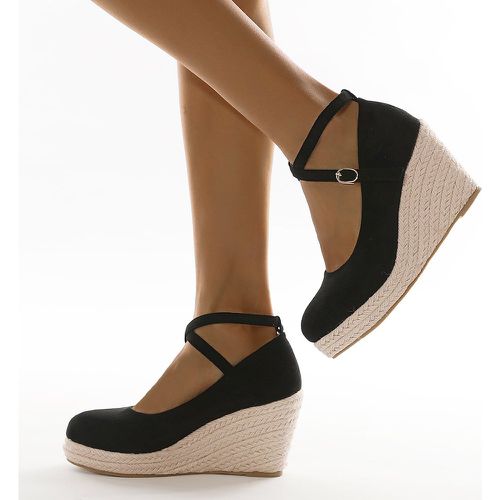 Chaussures compensées espadrilles minimaliste - SHEIN - Modalova