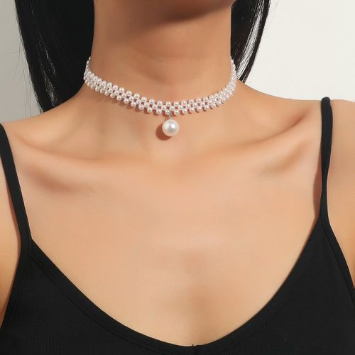 Collier avec fausses perles - SHEIN - Modalova