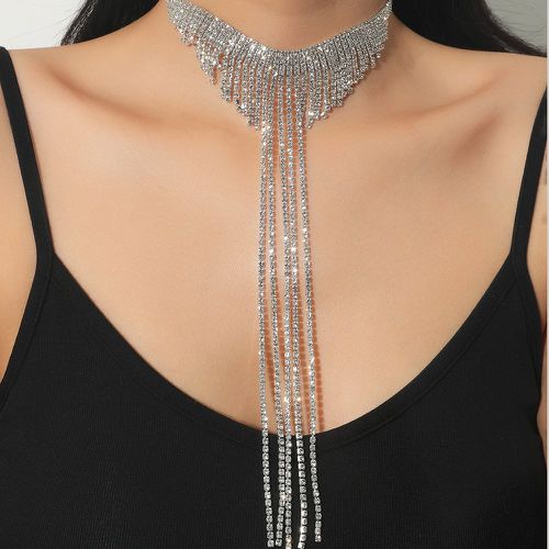 Collier avec strass et franges - SHEIN - Modalova