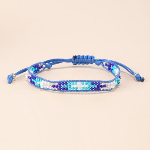 Bracelet tressé avec perles - SHEIN - Modalova