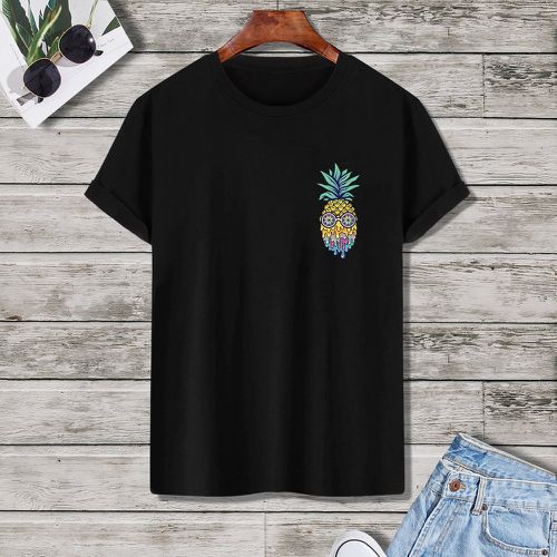 T-shirt avec imprimé ananas - SHEIN - Modalova