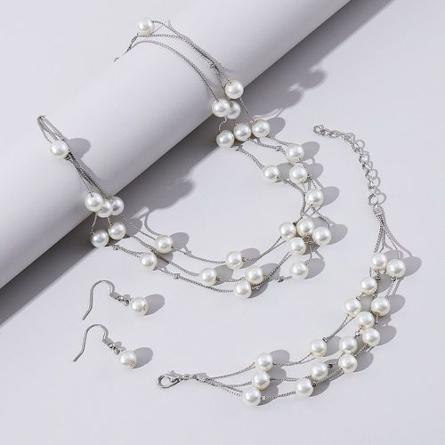 Pièces Set de bijou avec fausses perles - SHEIN - Modalova