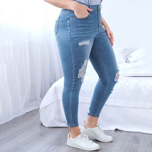 Jean skinny déchiré curve - SHEIN - Modalova