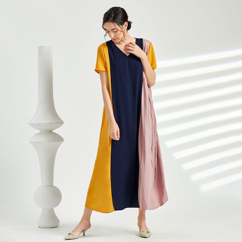 Robe avec blocs de couleurs - SHEIN - Modalova