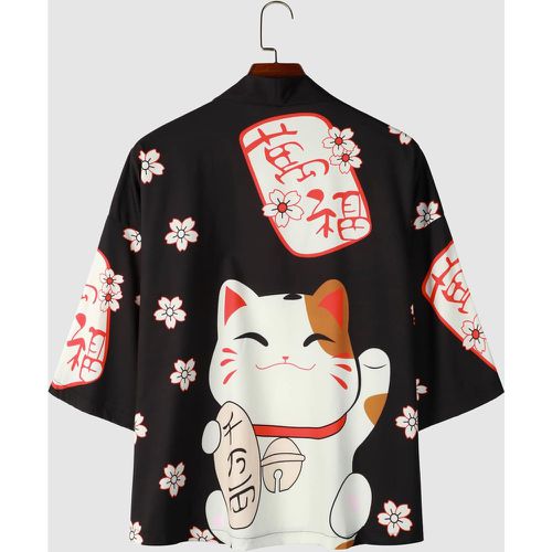 Chemise avec motif chat - SHEIN - Modalova