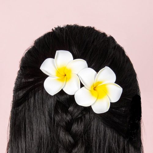 Pièce Pinces à cheveux avec fleur - SHEIN - Modalova