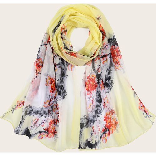 Foulard à imprimé floral - SHEIN - Modalova