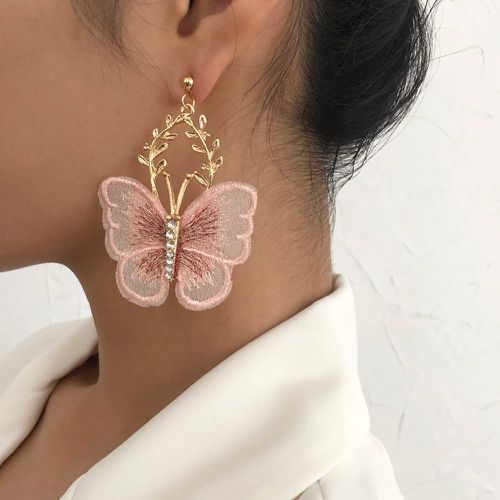 Pendants d'oreilles à papillon - SHEIN - Modalova