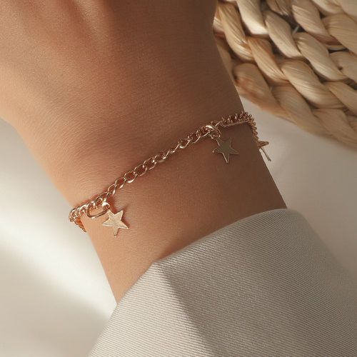 Bracelet à chaîne avec étoiles - SHEIN - Modalova