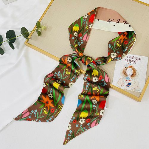 Foulard à imprimé floral - SHEIN - Modalova