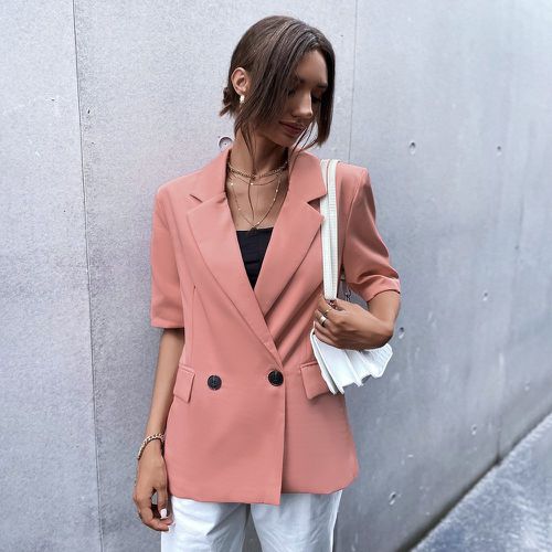 Blazer avec boutons - SHEIN - Modalova