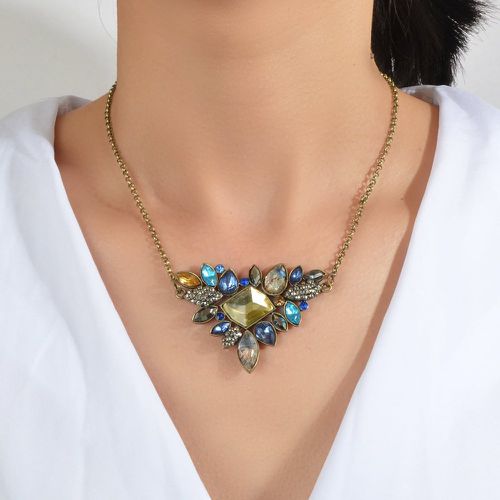 Collier à cristal - SHEIN - Modalova