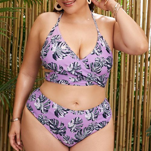 Bikini à imprimé tropical - SHEIN - Modalova