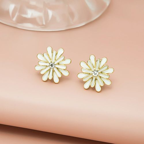 Boucles d'oreilles design fleur - SHEIN - Modalova