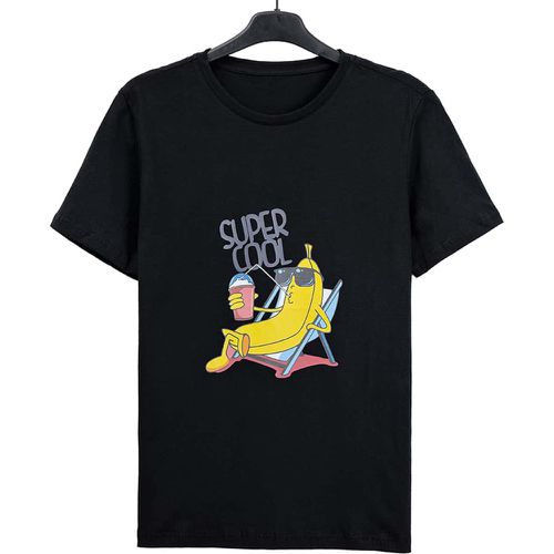 T-shirt dessin animé banane et lettre - SHEIN - Modalova