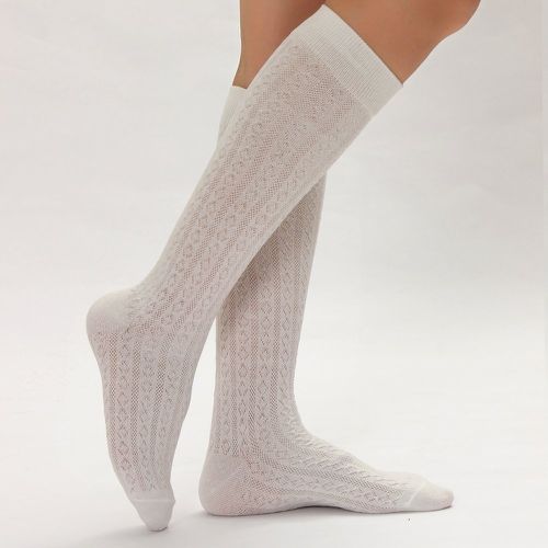 Chaussettes montantes unicolores - SHEIN - Modalova