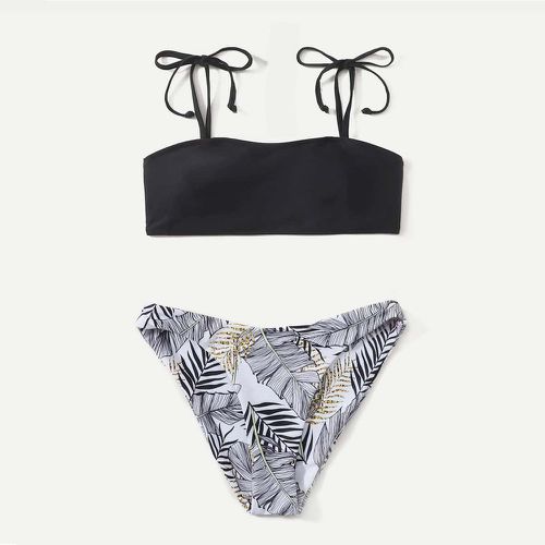 Bikini à tropical à nœuds - SHEIN - Modalova