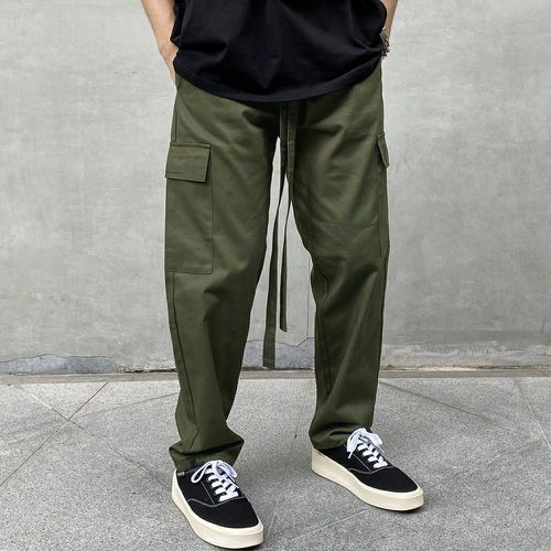 Homme Pantalon cargo à cordon - SHEIN - Modalova