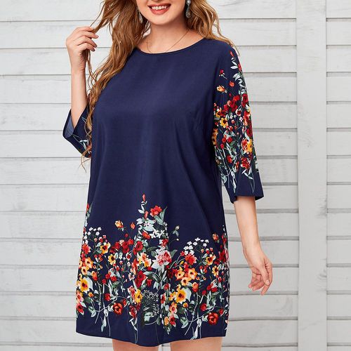 Robe tunique à imprimé floral - SHEIN - Modalova