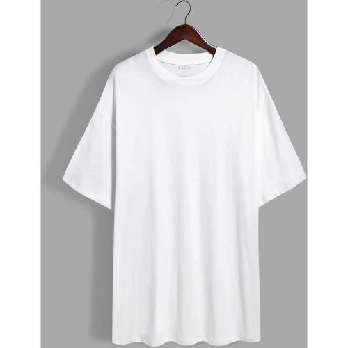 T-shirt oversize unicolore - SHEIN - Modalova