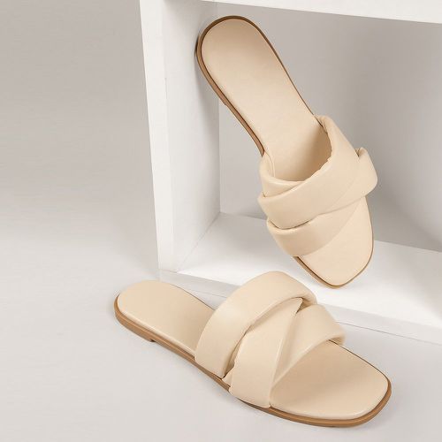 Sandales similicuir glissantes - SHEIN - Modalova