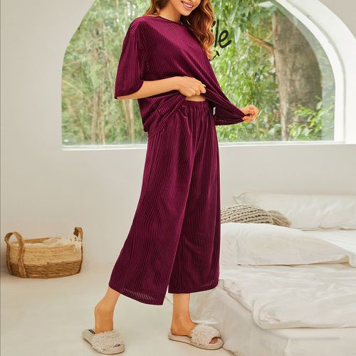 Ensemble de pyjama en velours - SHEIN - Modalova