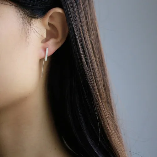 Boucles d'oreilles en métal minimaliste - SHEIN - Modalova