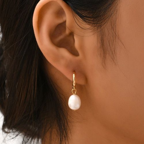 Pendants d'oreilles à perle naturelle - SHEIN - Modalova