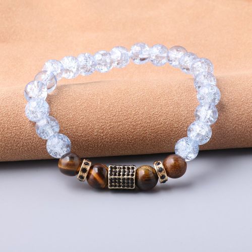 Bracelet perlé à cristal - SHEIN - Modalova