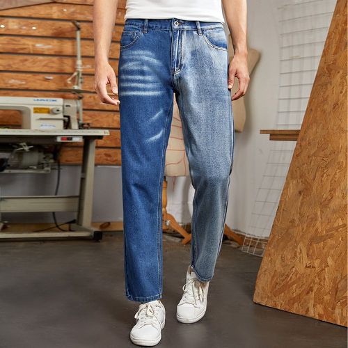 Jeans homme Blocs de couleur - SHEIN - Modalova