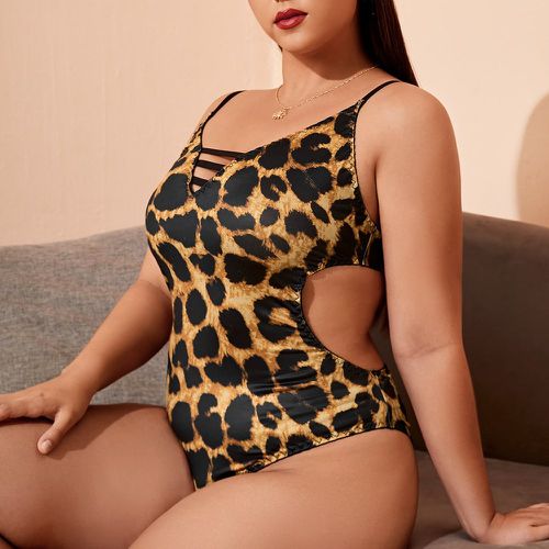 Body de lingerie à léopard - SHEIN - Modalova
