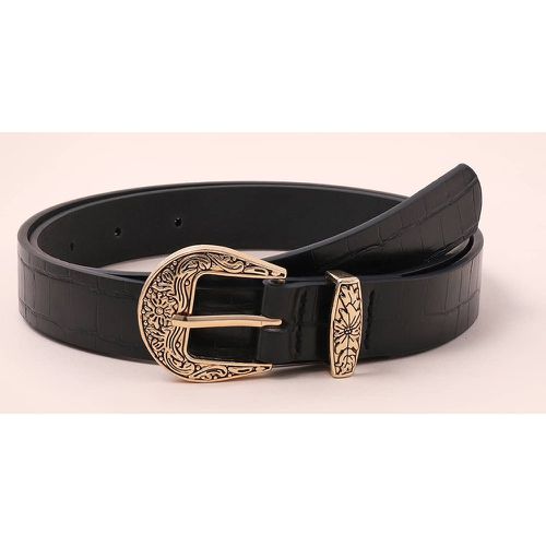 Ceinture à boucle avec perforation - SHEIN - Modalova