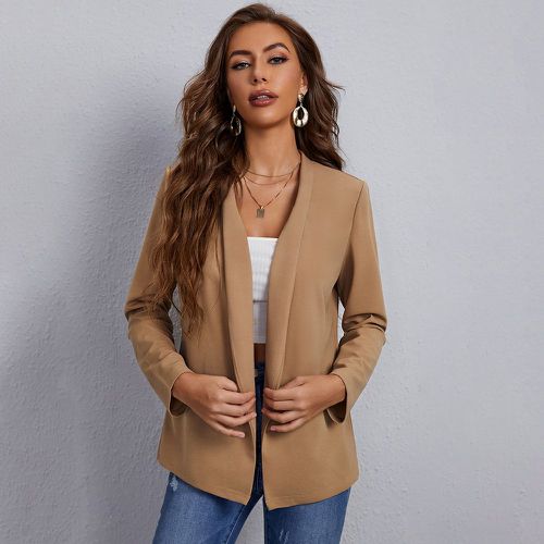 Blazer unicolore - SHEIN - Modalova