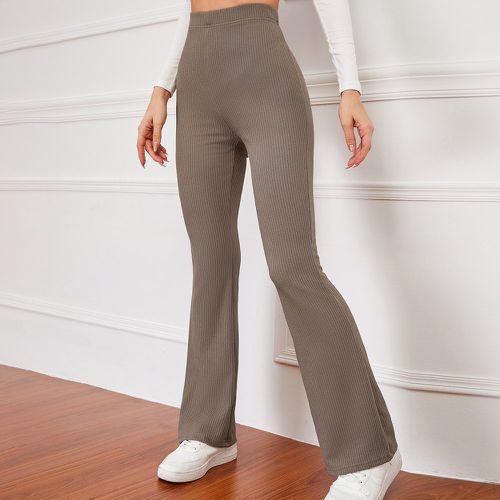 Pantalon évasé taille haute - SHEIN - Modalova