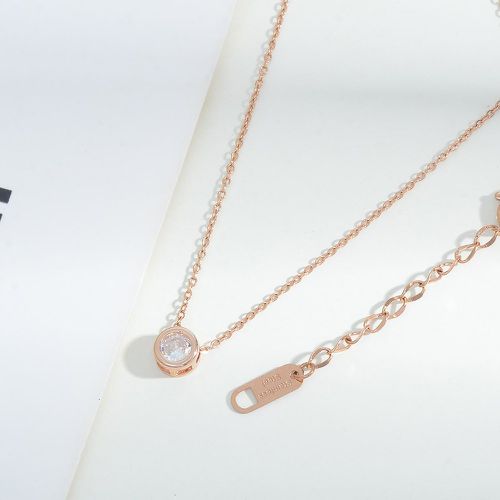 Collier minimaliste avec strass - SHEIN - Modalova