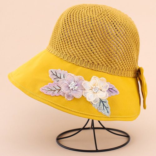 Chapeau avec fleur et papillon - SHEIN - Modalova