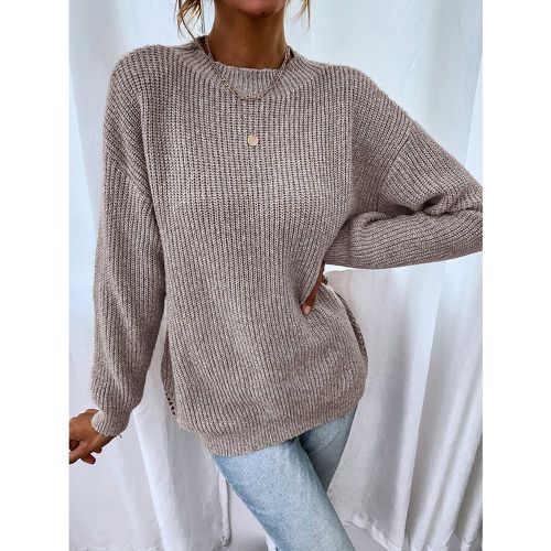 Pull chiné en maille - SHEIN - Modalova