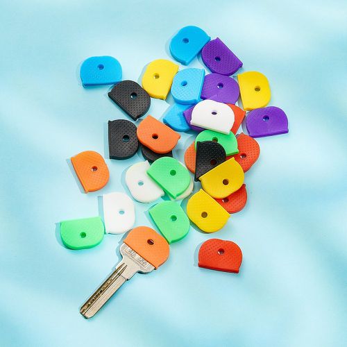 Pièces Couvercle supérieur de capuchons de clés colorés - SHEIN - Modalova