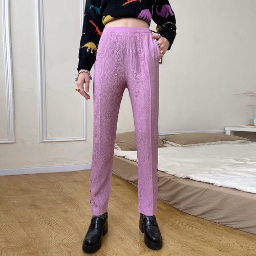 Pantalon zippé à poche - SHEIN - Modalova