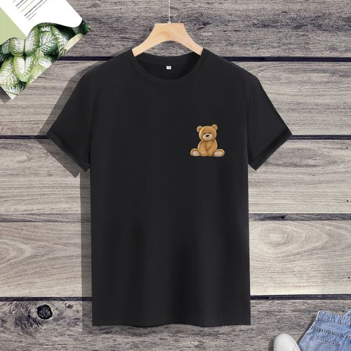 T-shirt à imprimé poupée ours - SHEIN - Modalova
