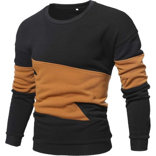 Homme Sweat-shirt bicolore - SHEIN - Modalova