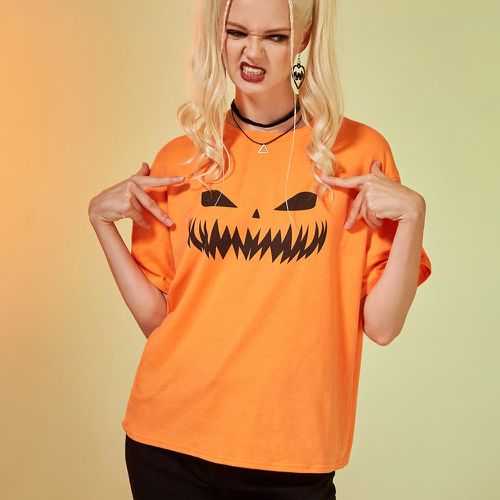 T-shirt à motif halloween - SHEIN - Modalova