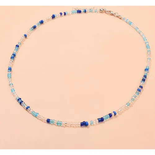 Collier perlé de couleur aléatoire - SHEIN - Modalova