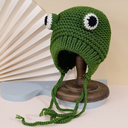 Chapeau en tricot à détail de grenouille - SHEIN - Modalova