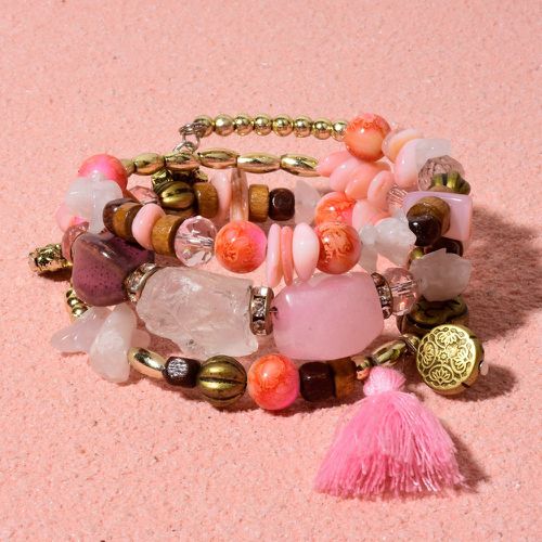 Bracelet à perle à franges - SHEIN - Modalova