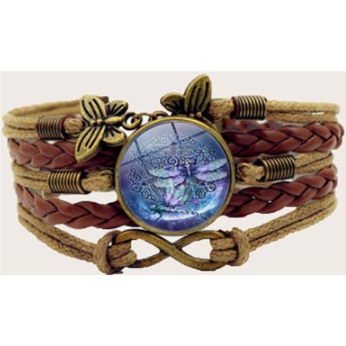 Bracelet multicouche à détail papillon - SHEIN - Modalova