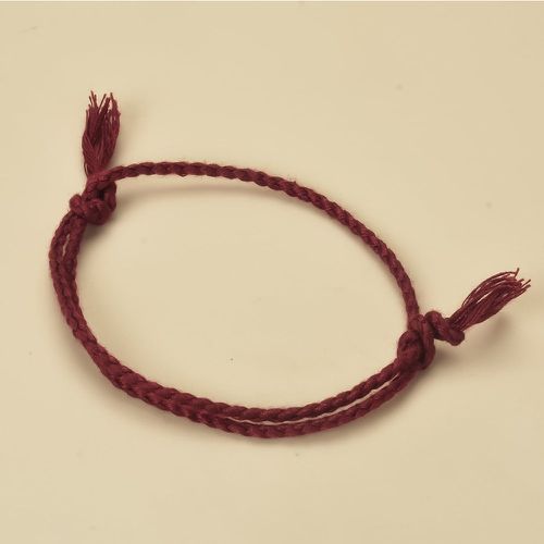 Bracelet tressé unicolore - SHEIN - Modalova